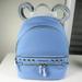 Michael Kors Bags | Michael Kors Kenly Medium Studded Leather Blue Backpack Nwt | Color: Blue/Silver | Size: Os