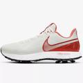 Nike Shoes | Nike React Infinity Pro Golf Shoes Sail Men’s 9.5 | Color: Red/White | Size: 9.5