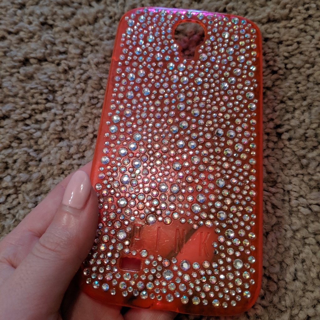 Pink Victoria's Secret Accessories | Victoria's Secret Pink Phone Case Galaxy S7 | Color: Pink/Silver | Size: Os