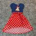 Disney Other | Disney Mini Mouse Polka Dot Red Dress #45 | Color: Black/Red | Size: S