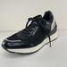 Michael Kors Shoes | Michael Kors Black Silver Tennis Shoes Sneakers | Color: Black/Silver | Size: 9.5