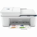 HP DeskJet Plus 4130 Multifunction Printer, Print, Scan, Copy, A4 Format, Mobile Fax, ADF, Wi-Fi and Wi-Fi Direct, USB 2.0, 6 Months Instant Ink Included, White