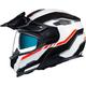 Nexx X.Vilijord Continental casco, nero-bianco-rosso, dimensione 2XL