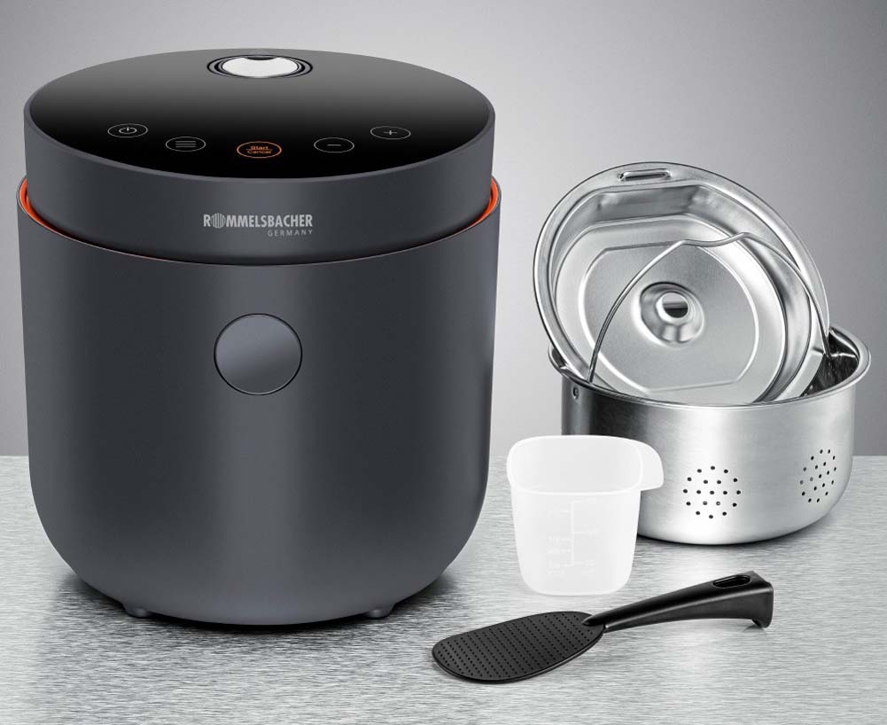 Rommelsbacher Reiskocher Multi RISA 500W, 2l, touch MRK 500 gr Image