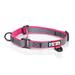 Pink Reflective Martingale Dog Collar, Small
