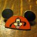 Disney Accessories | Goofy Disney Parks 2008 Mickey Ears Trading Pin | Color: Black/Gold | Size: Os