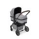 Ickle Bubba Zira 2-in-1 Carrycot and Pushchair - Black/Space Grey/Tan