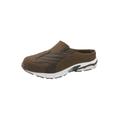 Wide Width Men's Slip On Swim Slides by KingSize in Brown (Size 14 W)