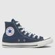 Converse all star hi trainers in navy