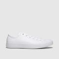 Converse all star mono ox trainers in white