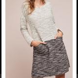 Anthropologie Dresses | Anthropologie Color Block Dress W/ Pockets | Color: Gray/White | Size: S