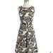 J. Crew Dresses | Jcrew Sleeveless Polynesian Floral Dress | Color: Black/Cream | Size: 0