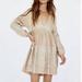 Free People Dresses | Free People Dress. Size 4. Cream Color With Silver Details. | Color: Cream/Tan | Size: 4
