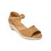 Extra Wide Width Women's The Charlie Espadrille by Comfortview in Tan (Size 8 1/2 WW)