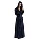 Rikay Dressing Gowns for Mens Super Soft Hooded Dressing Gown Men's Warm and Cozy Fleece Nightwear Robe Gifts for Men Navy