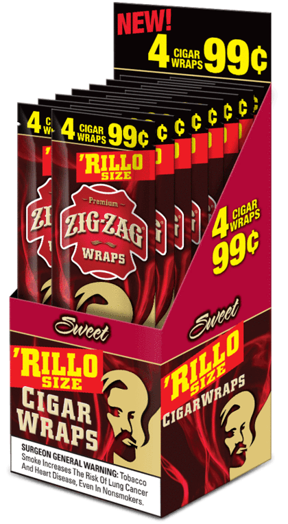 Zig Zag Sweet Rillo Size Blunt Wraps