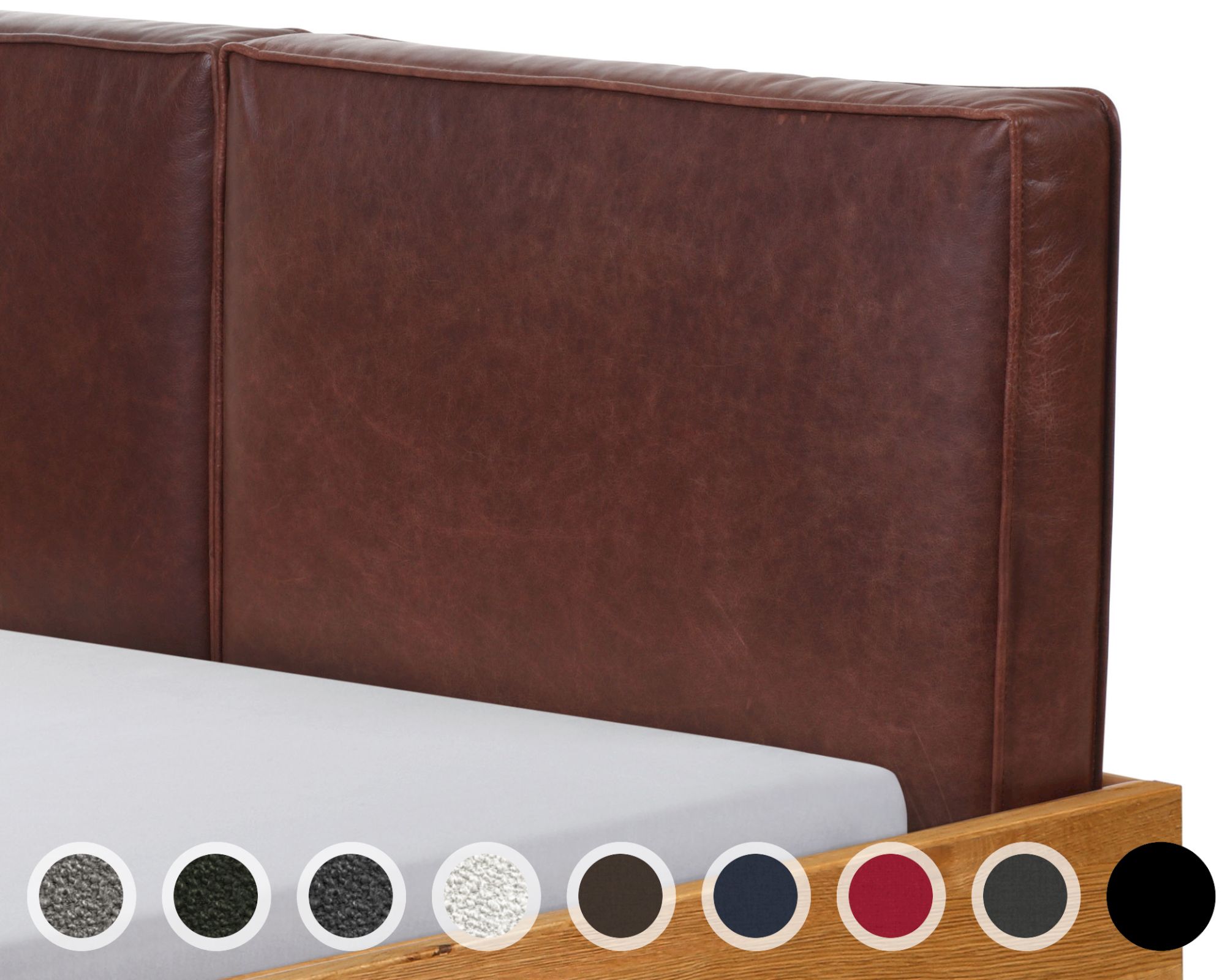 Hasena Wood-Line Kopfteil Cena 180 cm / PK3 Alpina 391 Anthrazit Image