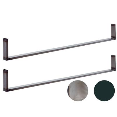 Hasena Wood-Line Füsse Indus 2er-Set / 25 cm / Anthrazit / 180 cm Image