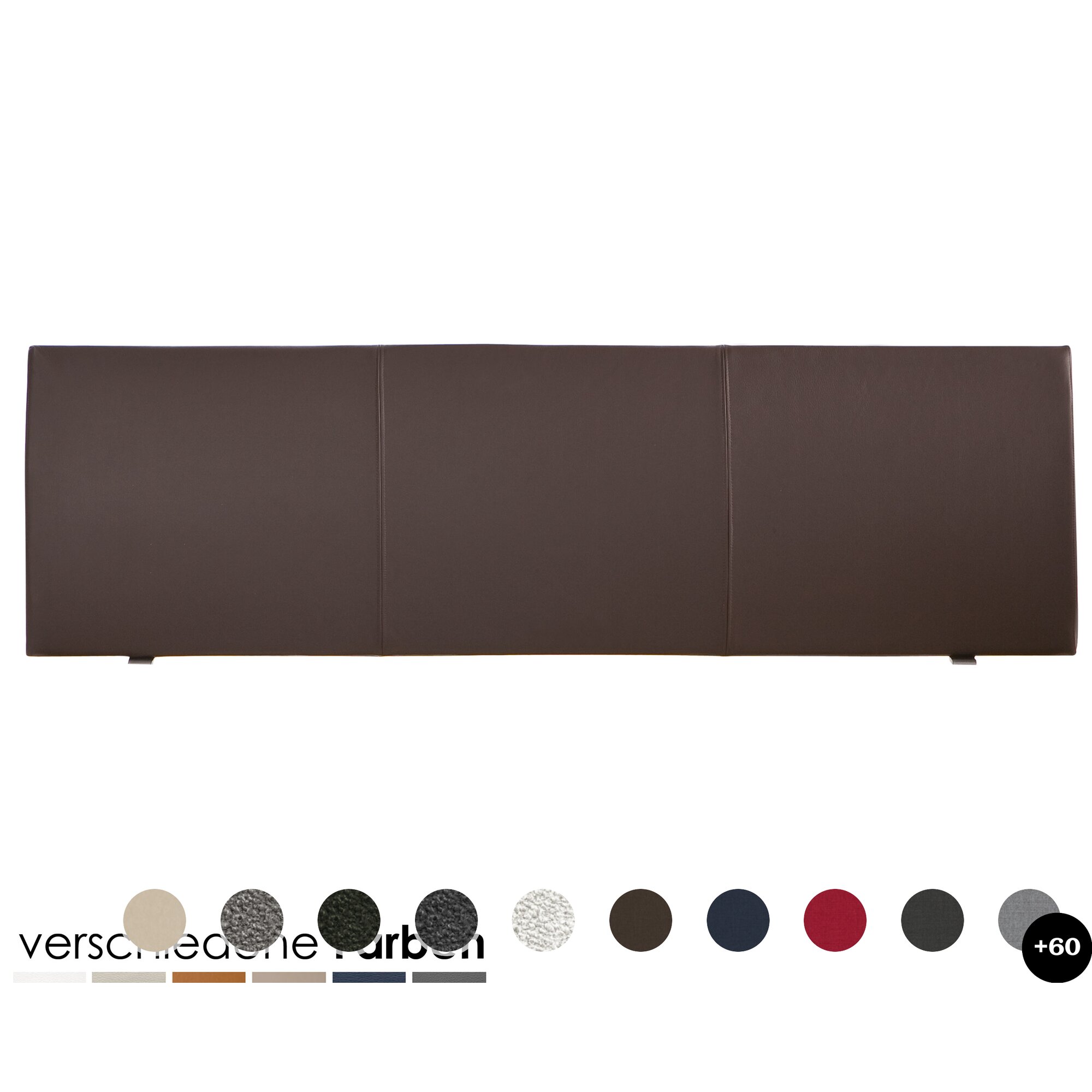 Hasena Oak-Line Kopfteil Ripo 100 cm / PK3 Kitana 601 nougat Image