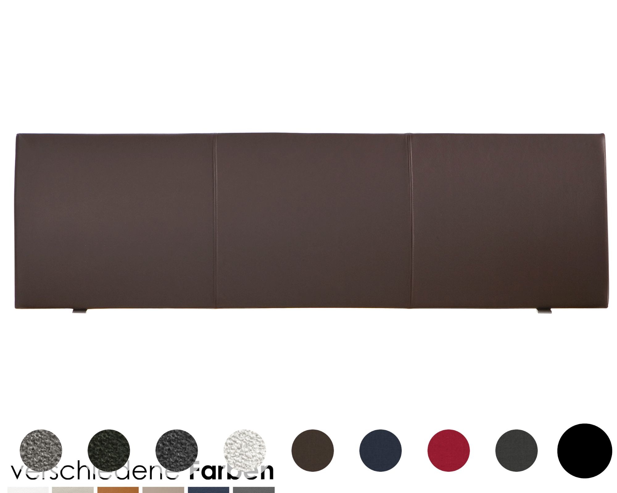 Hasena Soft-Line Kopfteil Ripo 140 cm / PK3 Campos 374 cafe Image