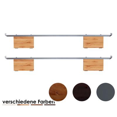 Hasena Wood-Wild Füsse Vilo 2er-Set / 20 cm / 120 cm / Buche schoko, lackiert Image