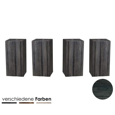 Hasena Factory-Line Füsse Ivio 4er-Set / 20 cm / Wildeiche natur, gebürstet, geölt Image