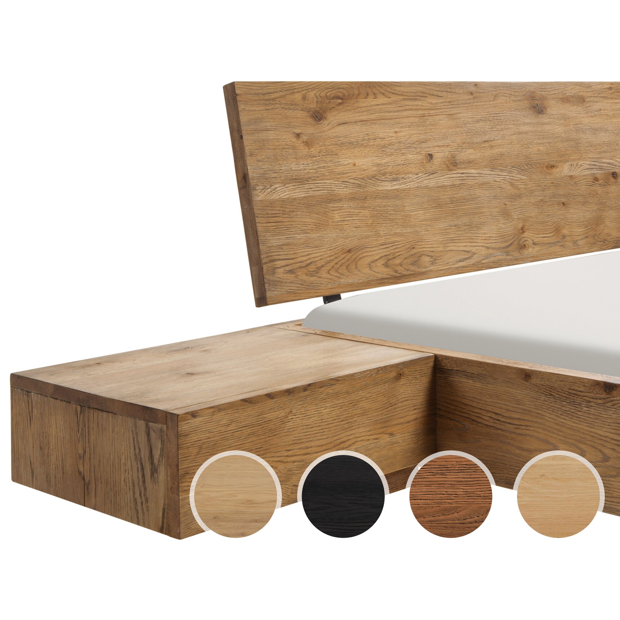 Hasena Oak-Line Nachttisch Caja Kernbuche natur