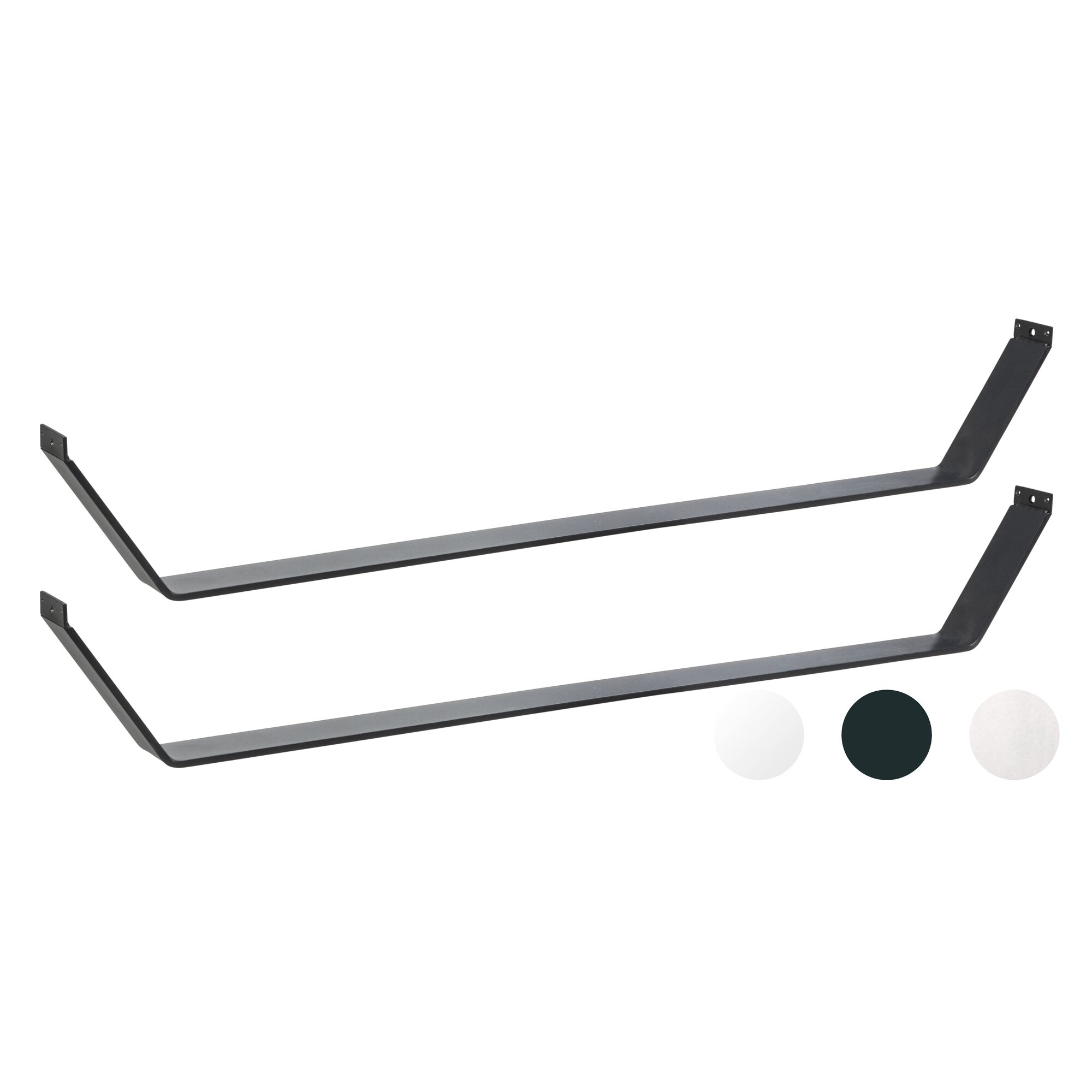 Hasena Top-Line Füsse Slid 2er-Set / 20 cm / 160 cm / Anthrazit Image