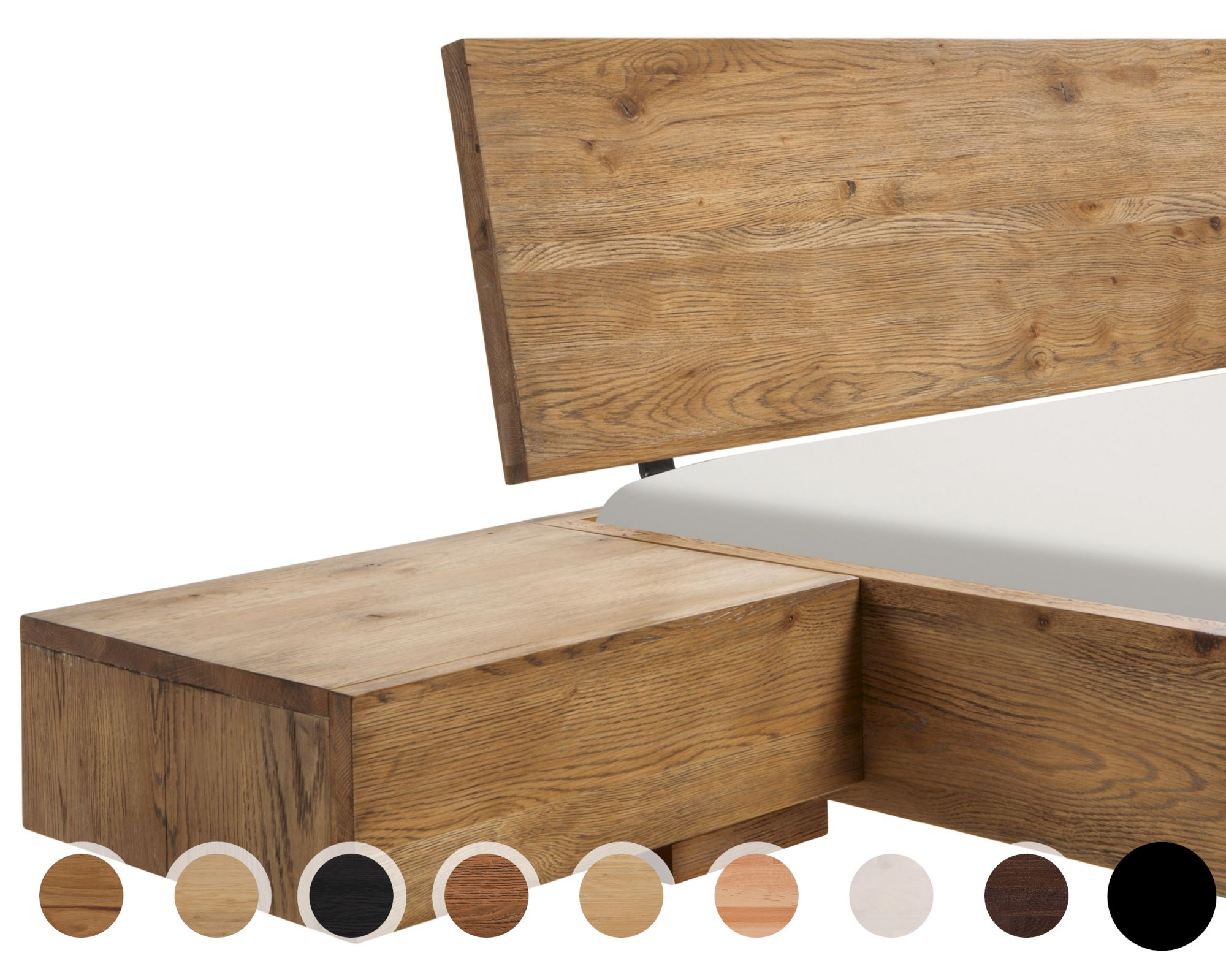 Hasena Oak-Vintage Nachttisch Caja Buche natur