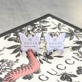 Gucci Jewelry | Gucci Butterfly Earrings | Color: Silver | Size: Os