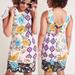 Anthropologie Dresses | Anthropologie Maeve Lissa Floral Mini Dress Sz 2 | Color: Purple/Yellow | Size: 2