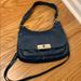 Coach Bags | Coach Kristin Leather Tote Hobo Bag Dark Blue | Color: Blue | Size: 12 X 8 X 2 Inches