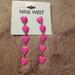 Nine West Accessories | Earrings | Color: Pink | Size: Os