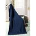 Excel Hometex 100% Pure Cotton Throw Cotton in Blue | 70 H x 50 W in | Wayfair Cable Diamond Knit Throw-Blue