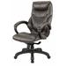 Red Barrel Studio® Tauber Genuine Leather Executive Chair Upholstered in Gray | 45 H x 20.5 W in | Wayfair 0B80A6878C7A4F3BBBD30EE611F4B8E9