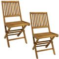 Rosecliff Heights Heitzman Folding Teak Patio Dining Side Chair, Wood in Brown | 37 H x 18 W x 24 D in | Wayfair B088470E5E3A4C9DBCFDBF384B4A49FF