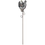 Rosalind Wheeler Longworth Hen & Chicks 2 Piece Garden Stake Set Metal | 17.25 H x 6.5 W x 0.75 D in | Wayfair 7231D0530A2E4BD18D6D52F8CC30F9CE