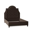 My Chic Nest Amanda Upholstery Standard Bed Upholstered in Black/Brown | 64 H x 74 W x 90 D in | Wayfair Amanda Bed-554-1023-1120-Old Gold-CK