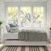 Andover Mills™ Alayna Twin Daybed w/ Trundle Metal in White | 42.3 H x 41.1 W x 80.5 D in | Wayfair 1E053EFC715949D99753FDC8B6C80D13