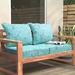 Mistana™ Deep Seat/Back Outdoor Cushion in Gray/Green/Blue | 5 H in | Wayfair 8D0241393D9A43E99EBB8E8B2506DC1D