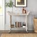 Birch Lane™ Aberdale Marble Top & Wood Bar Cart Marble in Gray | 33.75 H x 30 W x 16 D in | Wayfair 4317247571724AF18506E12BBFE66134