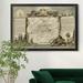 Trinx Atlas Nationale Illustre I - Picture Frame Graphic Art Print on Canvas Canvas, Solid Wood in Brown/Green | 30.5 H x 42.5 W x 1.5 D in | Wayfair