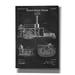 Williston Forge Tractor Blueprint Patent Chalkboard - Wrapped Canvas Print Canvas in Black/White | 26 H x 18 W x 1.25 D in | Wayfair