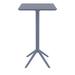 AllModern Farrah Folding Plastic Bar Outdoor Table Plastic in Gray | 42.5 H x 23.6 W x 23.6 D in | Wayfair 357741469BB8460DB046461138FB4A5F