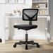 The Twillery Co.® Othello Home Office Mesh Task Chair Plastic/Acrylic in Brown | 34.3 H x 17.2 W x 15.1 D in | Wayfair