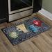 Black 0.52 x 36 W in Kitchen Mat - Fleur De Lis Living Gaylon Anti-Fatigue Mat Synthetics | 0.52 H x 36 W in | Wayfair