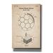 Williston Forge Soccer Ball Blueprint Patent Parchment - Wrapped Canvas Print Metal in Black/Brown/Gray | 40 H x 26 W x 1.25 D in | Wayfair