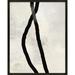 AllModern Rope Series II Black Rope 4 by Jacques Pilon - Picture Frame Painting Print Paper in Black/White | 25 H x 20 W x 1.25 D in | Wayfair