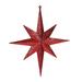 The Holiday Aisle® Glitter Bethlehem Star Ornament Plastic in Red | 12 H x 12 W x 2 D in | Wayfair 707B56E1091541B191EEE4C5EE4C2F06