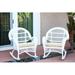 Darby Home Co Berchmans Wicker Rocker Chair w/ Cushions in Pink/White | 36 H x 35 W x 29 D in | Outdoor Furniture | Wayfair